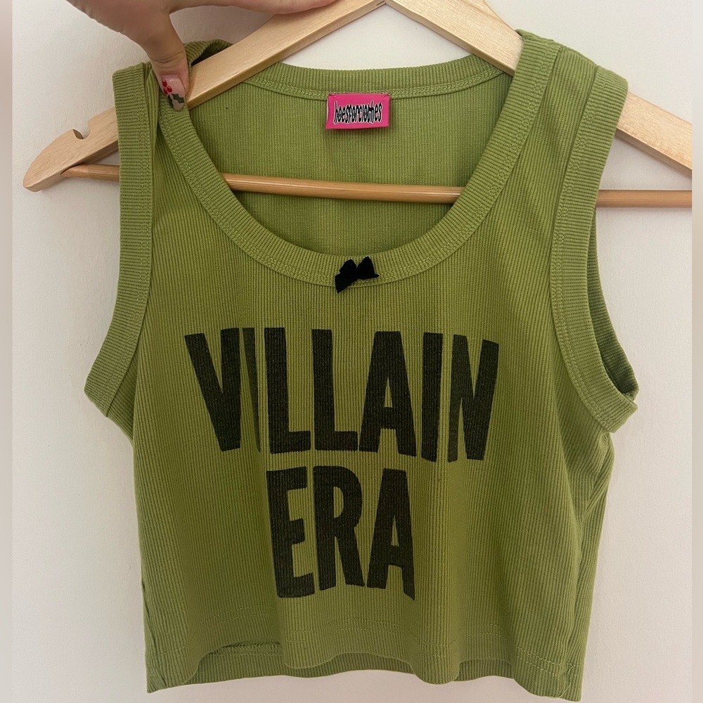 Villain era tank top with bow